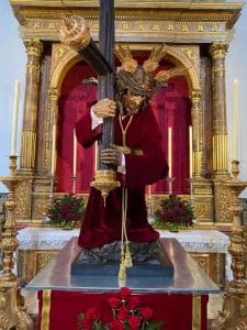 jesús caído en la capilla de San Antonio Sevilla