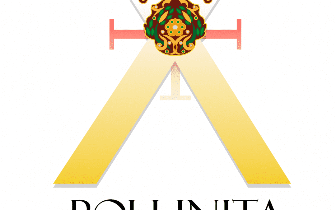 Logotipo décimo aniversario Hermandad Pollinita de Cabra
