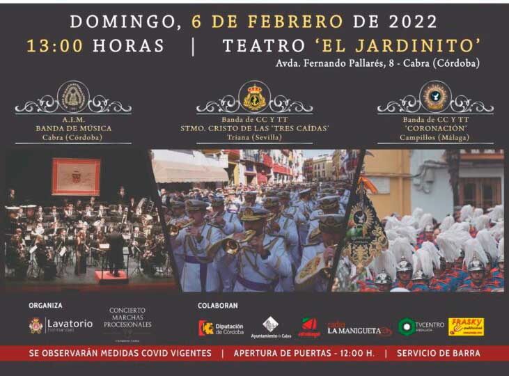 XXVI Concierto de Marchas Procesionales "Ciudad de Cabra" Hermandad del Lavatorio de Cabra