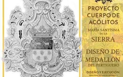 La Hdad. de la Virgen de la Sierra renueva el juego de orfebrería para el cuerpo de acólitos
