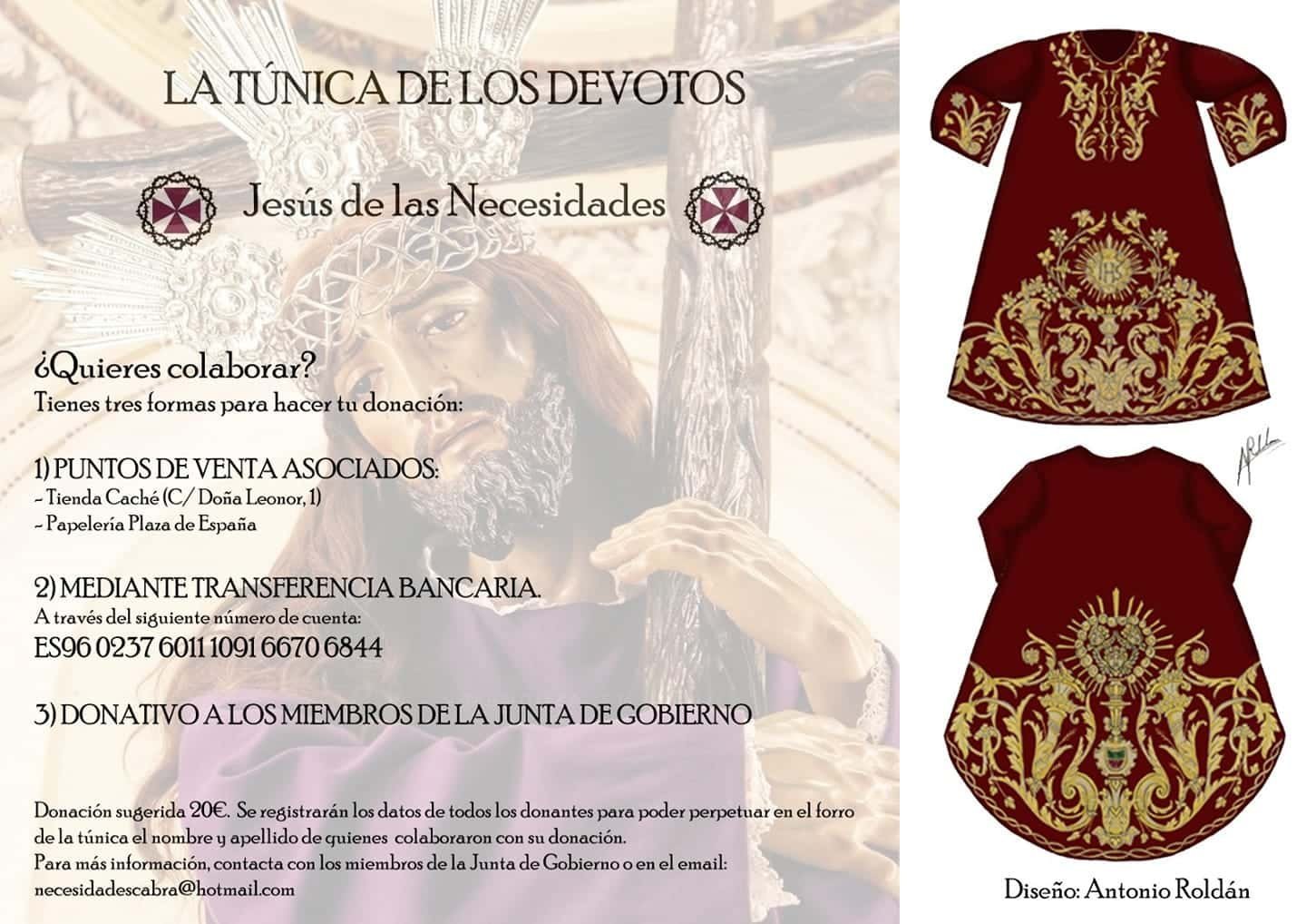 Túnica de los devotos | Hdad. Necesidades de Cabra