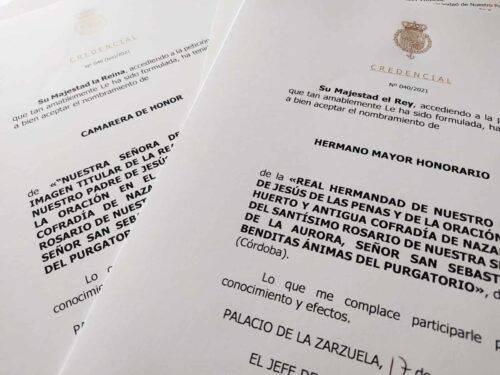 Rey de España nombrado hermano mayor honorario del Huerto