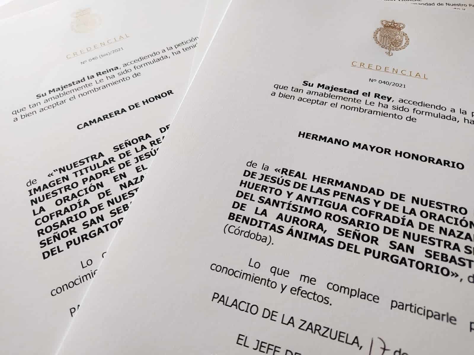 El Rey de España nombrado hermano mayor honorario de la Hdad. Huerto