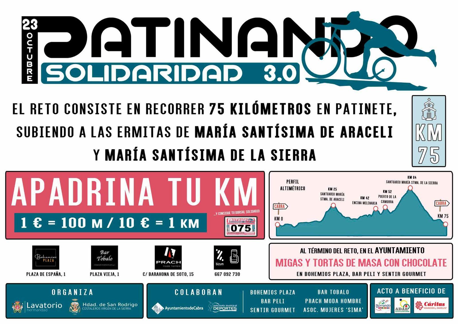 Patinando solidaridad 3.0 Hermandad Lavatorio de Cabra