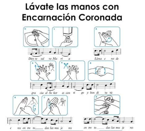 Lávate las manos con la marcha Encarnación Coronada