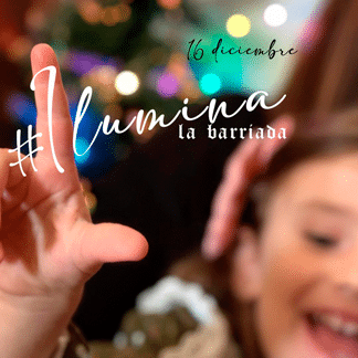 Ilumina la Barriada. La Luz de la Paz llega a Cabra
