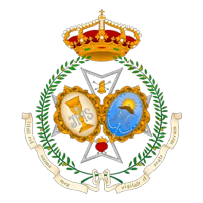 Escudo de la Hermandad de la Oración en el Huerto de Cabra