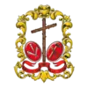 Escudo-de-la-Hermandad-del-Cristo-de-la-Sangre-de-Cabra 100 mini Escudo de la Hermandad del Cristo de la Sangre de Cabra