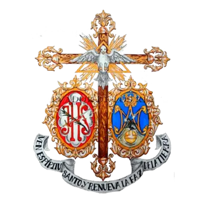 Escudo-de-la-Hermandad-del-Rocio-de-Pasion-de-Cabra 400 Escudo de la Hermandad del Rocío de Pasión de Cabra