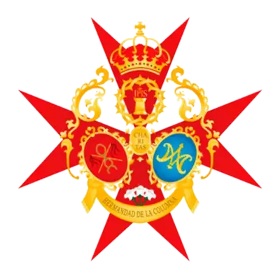Escudo de la Hermandad de la Columna y Caridad de Cabra