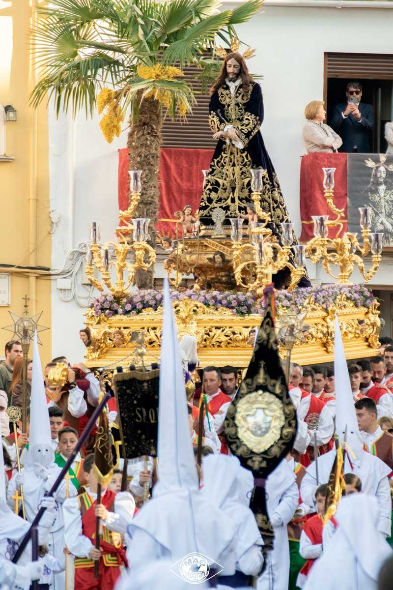 Procesión de Jesús Preso de Cabra en la tarde del Jueves Santo