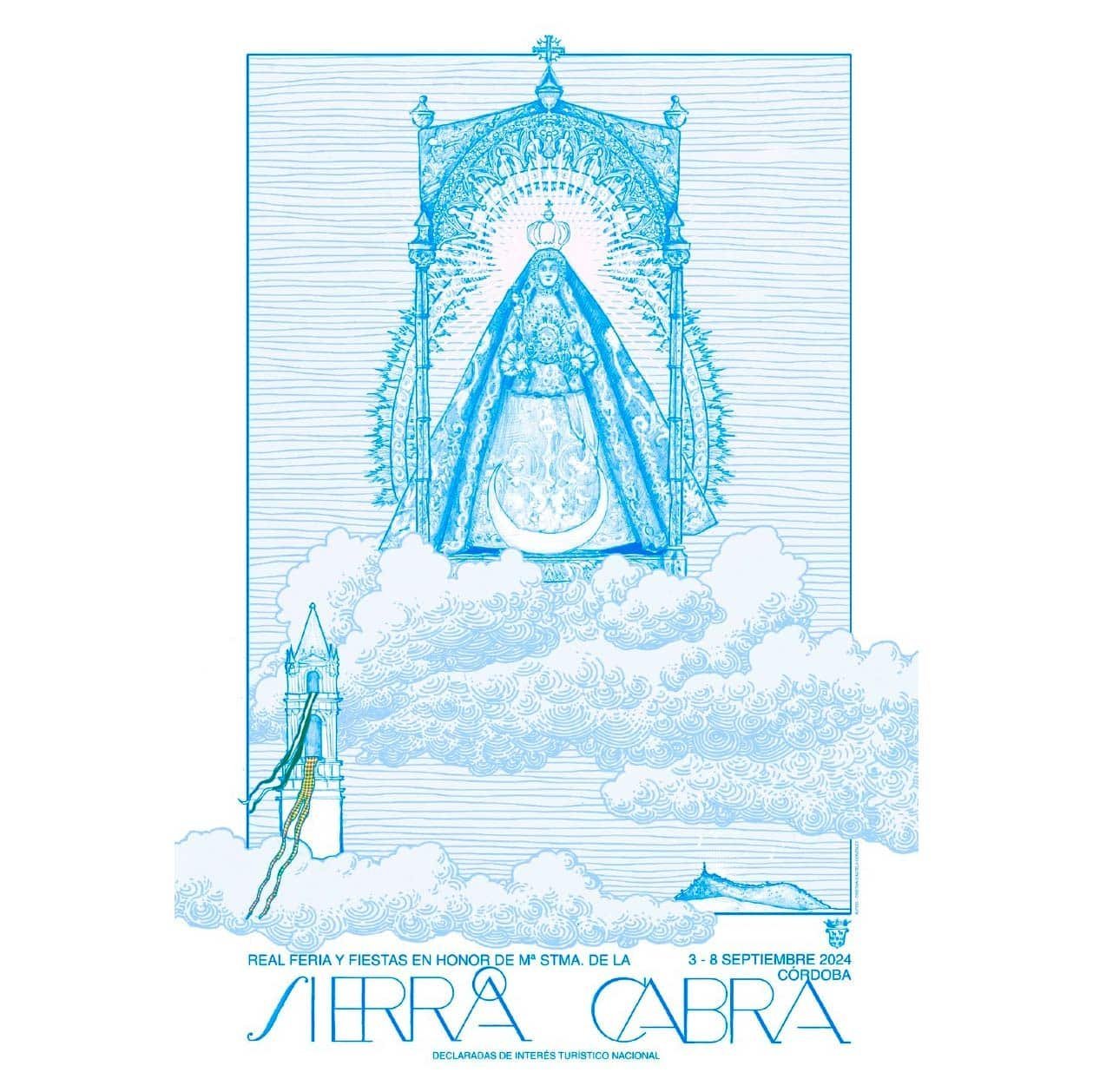 Cartel de la feria de septiembre de Cabra 2024