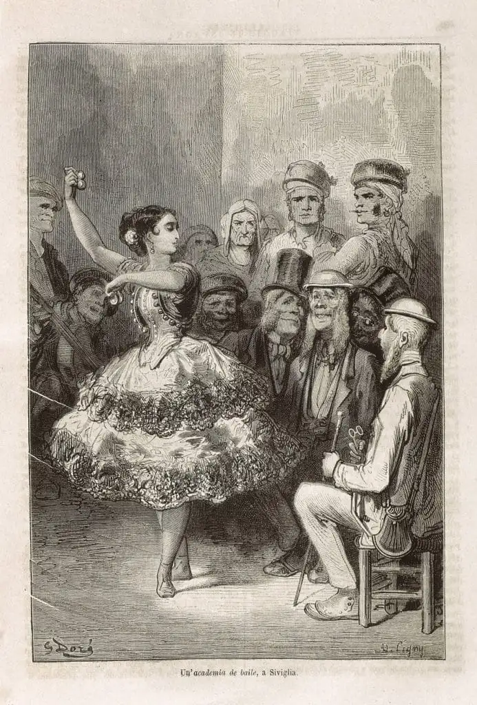 Origen humilde del traje de gitana